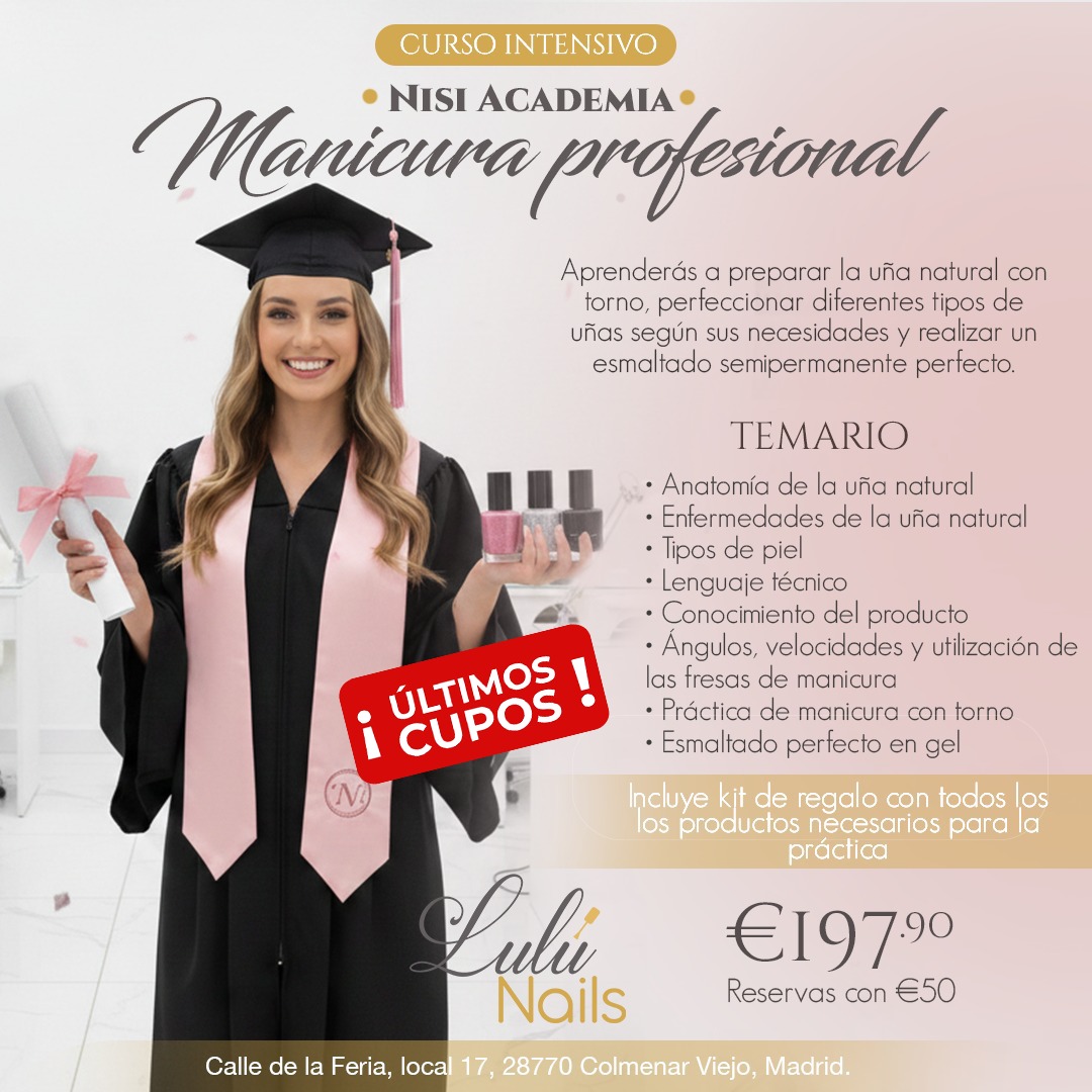 Curso intensivo de manicura profesional en Lulu Nails