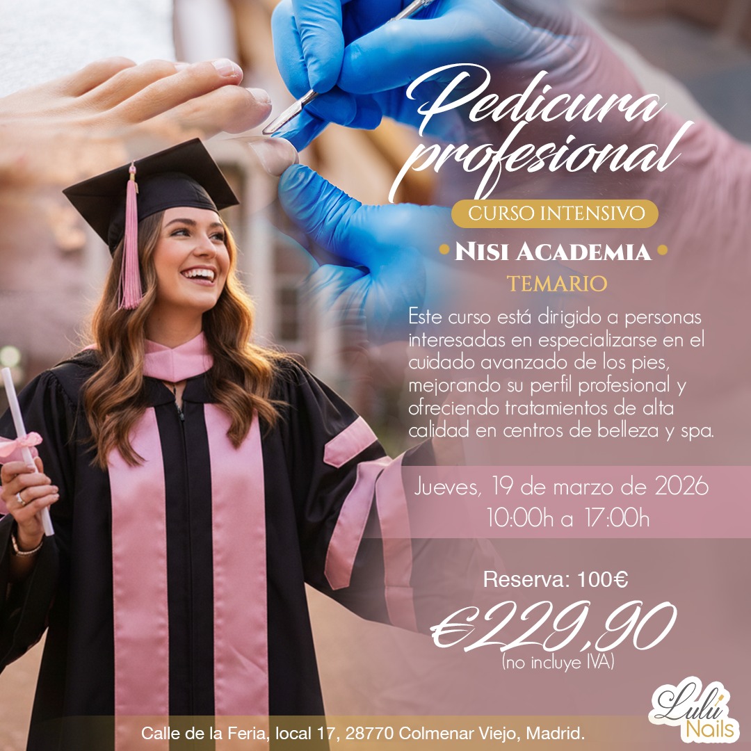 Curso intensivo de pedicura profesional en Lulu Nails