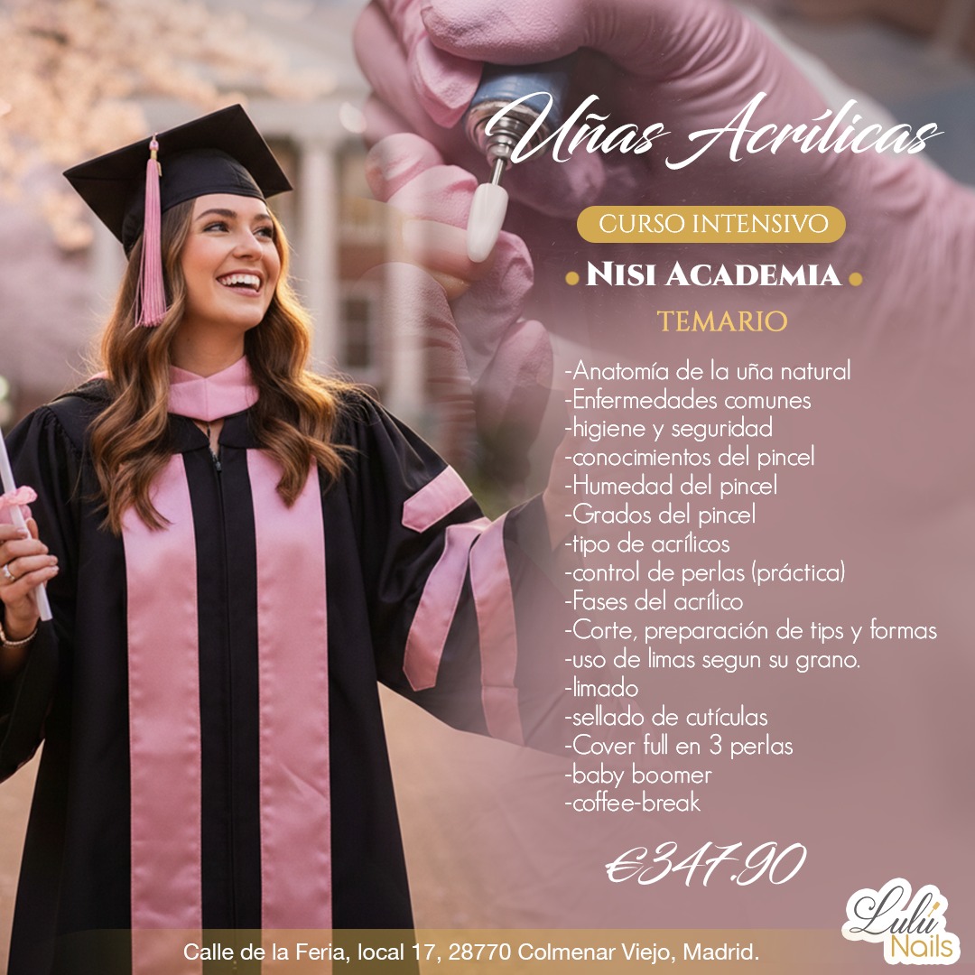 Curso de uñas acrílicas en Colmenar Viejo